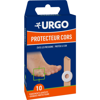 Pansements adh&eacute;sifs protecteur cors Urgo - bo&icirc;te de 10 pansements
