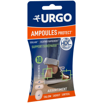 Ampoules Protect 3 formats Urgo - bo&icirc;te de 10 pansements