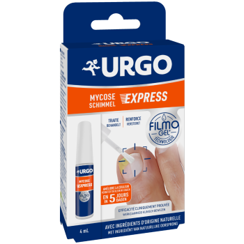 Filmogel mycose express Urgo - flacon de 4 ml avec pinceau applicateur et 5 limes &agrave; ongles