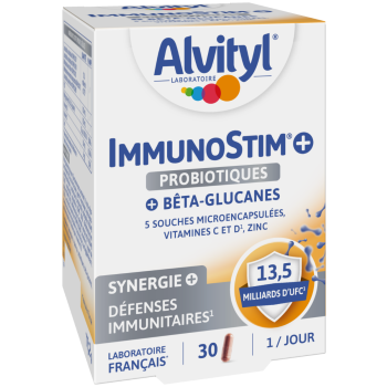 ImmunoStim probiotiques Alvityl - bo&icirc;te de 30 g&eacute;lules