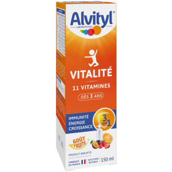 Vitalit&eacute; Solution buvable 11 vitamines Alvityl - spray de 150 ml