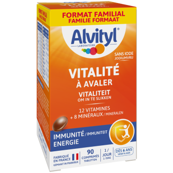 Vitalit&eacute; &agrave; avaler Alvityl - bo&icirc;te de 90 comprim&eacute;s &agrave; avaler