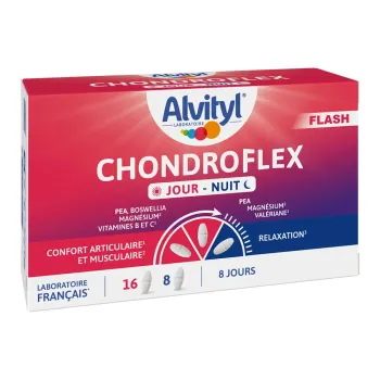 Chondroflex flash jour/nuit Alvityl - bo&icirc;te de 24 comprim&eacute;s