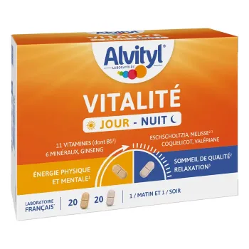 Alvityl vitalit&eacute; jour/nuit - bo&icirc;te de 40 comprim&eacute;s