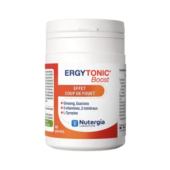 Ergytonic boost effet coup de fouet Nutergia - pot de 40 g&eacute;lules 