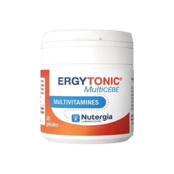 Ergytonic Multic&eacute;b&eacute; multivitamines Nutergia - pot de 30 g&eacute;lules 