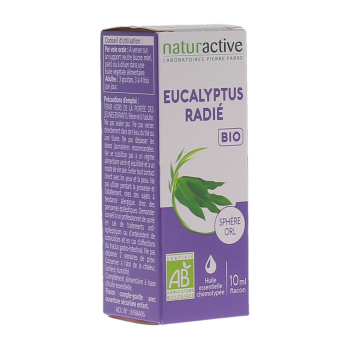Huile essentielle d'Eucalyptus Radi&eacute; BIO Naturactive - flacon de 10ml