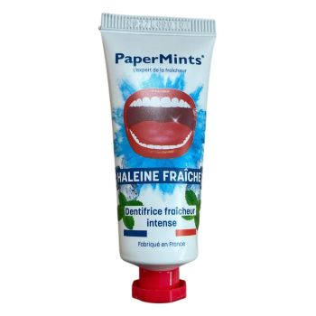 Dentifrice fra&icirc;cheur intense PaperMints - tube de 25ml