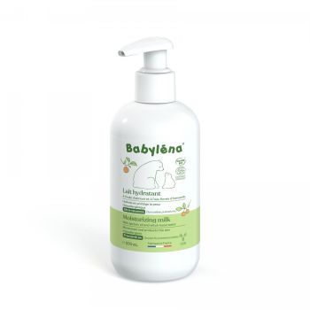 Lait hydratant bio Babyl&eacute;na - flacon-pompe de 200ml