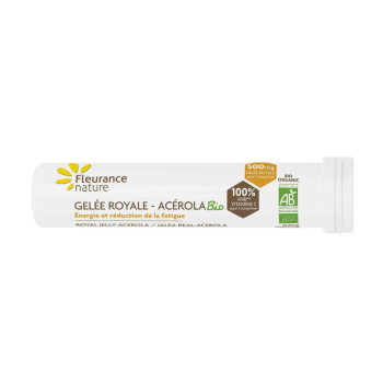 Gel&eacute;e royale ac&eacute;rola BIO Fleurance Nature - tube de comprim&eacute;s &agrave; croquer 