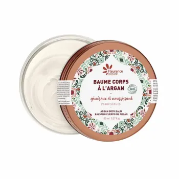 Baume corps &agrave; l'argan bio Fleurance nature - pot de 150ml 