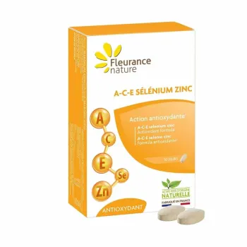 A-C-E s&eacute;l&eacute;nium zinc Fleurance nature - bo&icirc;te de 30 comprim&eacute;s 