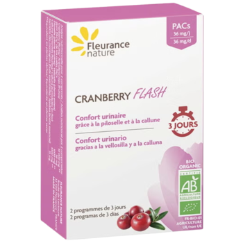 Cranberry flash bio Fleurance nature - bo&icirc;te de 14 comprim&eacute;s 