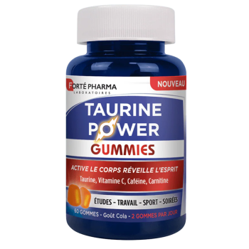 Taurine Power gummies Fort&eacute; Pharma - pot de 60 gommes 