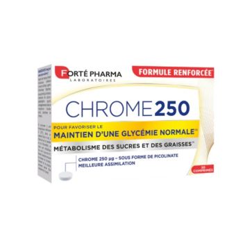 Chrome 250 Fort&eacute; Pharma - bo&icirc;te de 30 comprim&eacute;s