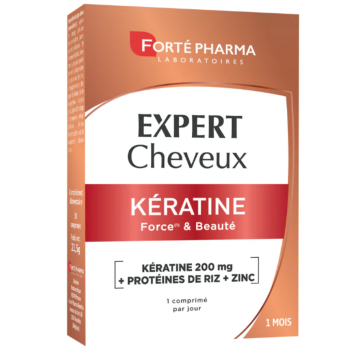 Expert cheveux k&eacute;ratine Fort&eacute; Pharma - boite de 30 comprim&eacute;s 
