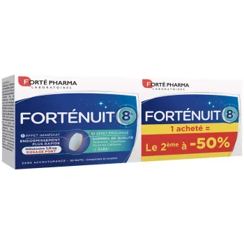 Fort&eacute;nuit Fort&eacute; Pharma - lot de 2 boites de 30 comprim&eacute;s