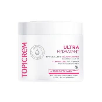 Ultra-hydratant baume corps r&eacute;confortant Topicrem - pot de 380g