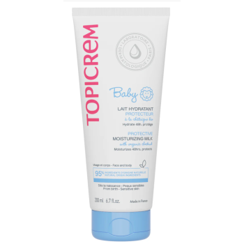Lait hydratant protecteur baby Topicrem - tube de 200ml 