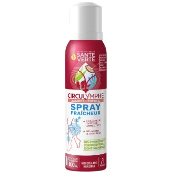 Circulymphe spray fra&icirc;cheur jambes l&eacute;g&egrave;res Sant&eacute; Verte - spray de 100ml