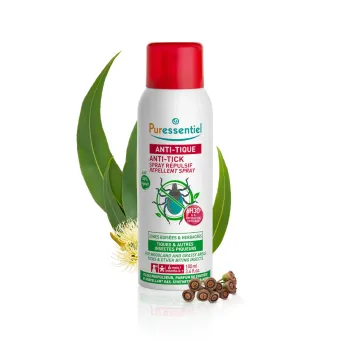 Anti-tique spray r&eacute;pulsif Puressentiel - spray de 100ml