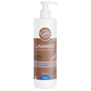 Liniment ol&eacute;o-calcaire b&eacute;b&eacute; Gifrer - flacon pompe de 400ml