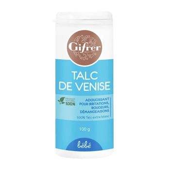 Talc de venise b&eacute;b&eacute; Gifrer - flacon de 100g