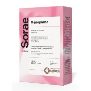 Sorae M&eacute;nopause Gifrer - boite de 28 g&eacute;lules