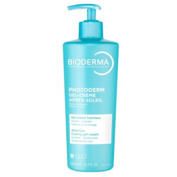 Photoderm Gel-cr&egrave;me apr&egrave;s soleil Bioderma - flacon-pompe de 500 ml
