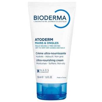 Atoderm Cr&egrave;me ultra-nourrissante mains & ongles Bioderma - tube de 50 ml