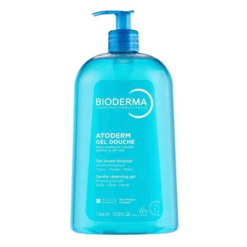 Atoderm gel douche douceur Bioderma - flacon-pompe de 1L