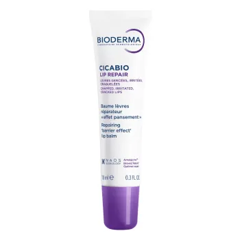 Cicabio Lip Repair baume l&egrave;vres r&eacute;parateur Bioderma - tube de 10ml