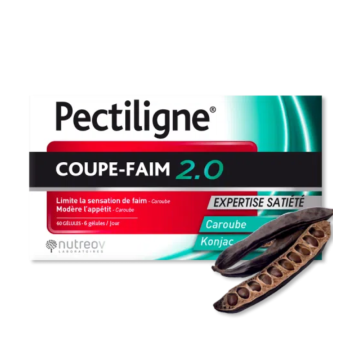 Pectiligne coupe-faim 2.0 Nutreov - boite de 60 g&eacute;lules