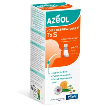 Az&eacute;ol TxS sirop adoucit la gorge Pileje - flacon de 75 ml