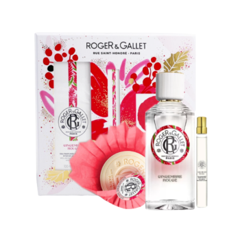 Coffret rituel parfum&eacute; gingembre rouge Roger & Gallet - coffret de 3 produits 
