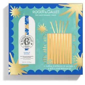 Coffret eau parfum&eacute;e et diffuseur Vanille soleil Roger & Gallet - coffret de 2 produits