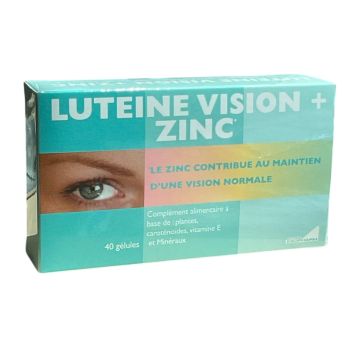 Luteine Vision + Zinc Exopharm - bo&icirc;te de 40 g&eacute;lules