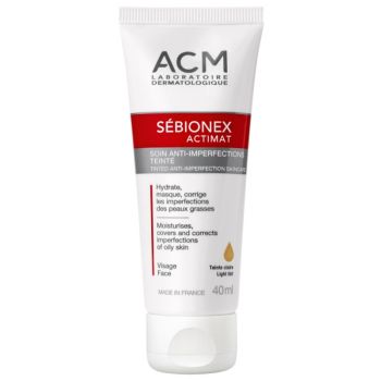 S&eacute;bionex Actimat soin anti-imperfections teinte claire ACM - tube de 40ml 