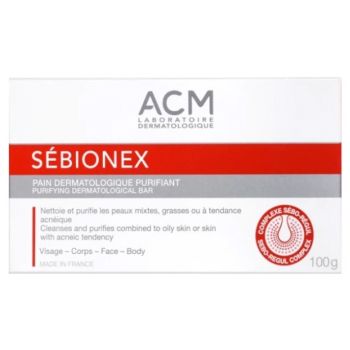 S&eacute;bionex pain dermatologique purifiant ACM - pain de 100g
