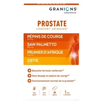 Granions prostate - boite de 60 g&eacute;lules