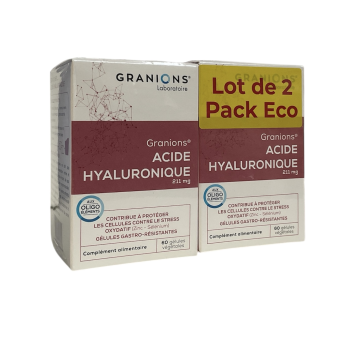 Acide hyaluronique 211mg Granions - lot de 2 x 60 g&eacute;lules v&eacute;g&eacute;tales