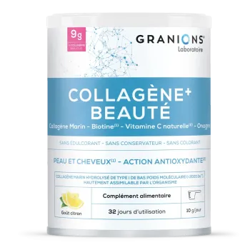 Collag&egrave;ne+ beaut&eacute; go&ucirc;t citron Granions - pot de 250g