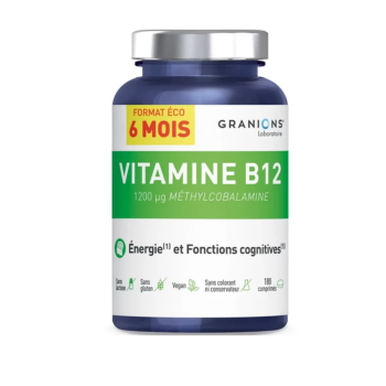 Vitamine B12 1000 &micro;g Granions - pot de 180 comprim&eacute;s 