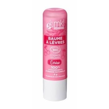 Baume &agrave; l&egrave;vres bio Cerise MKL Green Nature - 1 stick de 4g