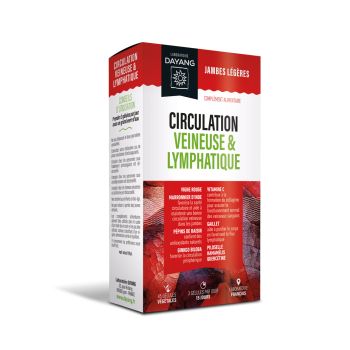 Circulation veineuse et lymphatique Dayang - bo&icirc;te de 45 g&eacute;lules