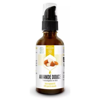 Huile v&eacute;g&eacute;tale d'amande douce bio Dayang -flacon-pompe de 50ml