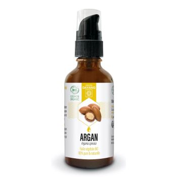 Huile v&eacute;g&eacute;tale bio Argan Dayang - flacon-pompe de 50ml