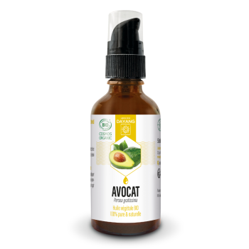 Huile v&eacute;g&eacute;tale bio avocat Dayang - flacon-pompe de 50ml