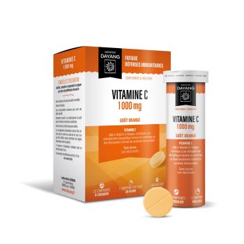 Vitamine C 1000mg go&ucirc;t orange Dayang - bo&icirc;te de 20 comprim&eacute;s