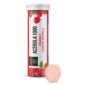 Ac&eacute;rola 1000 Vitamine C go&ucirc;t fruits rouges Dayang - tube de 12 comprim&eacute;s &agrave; croquer